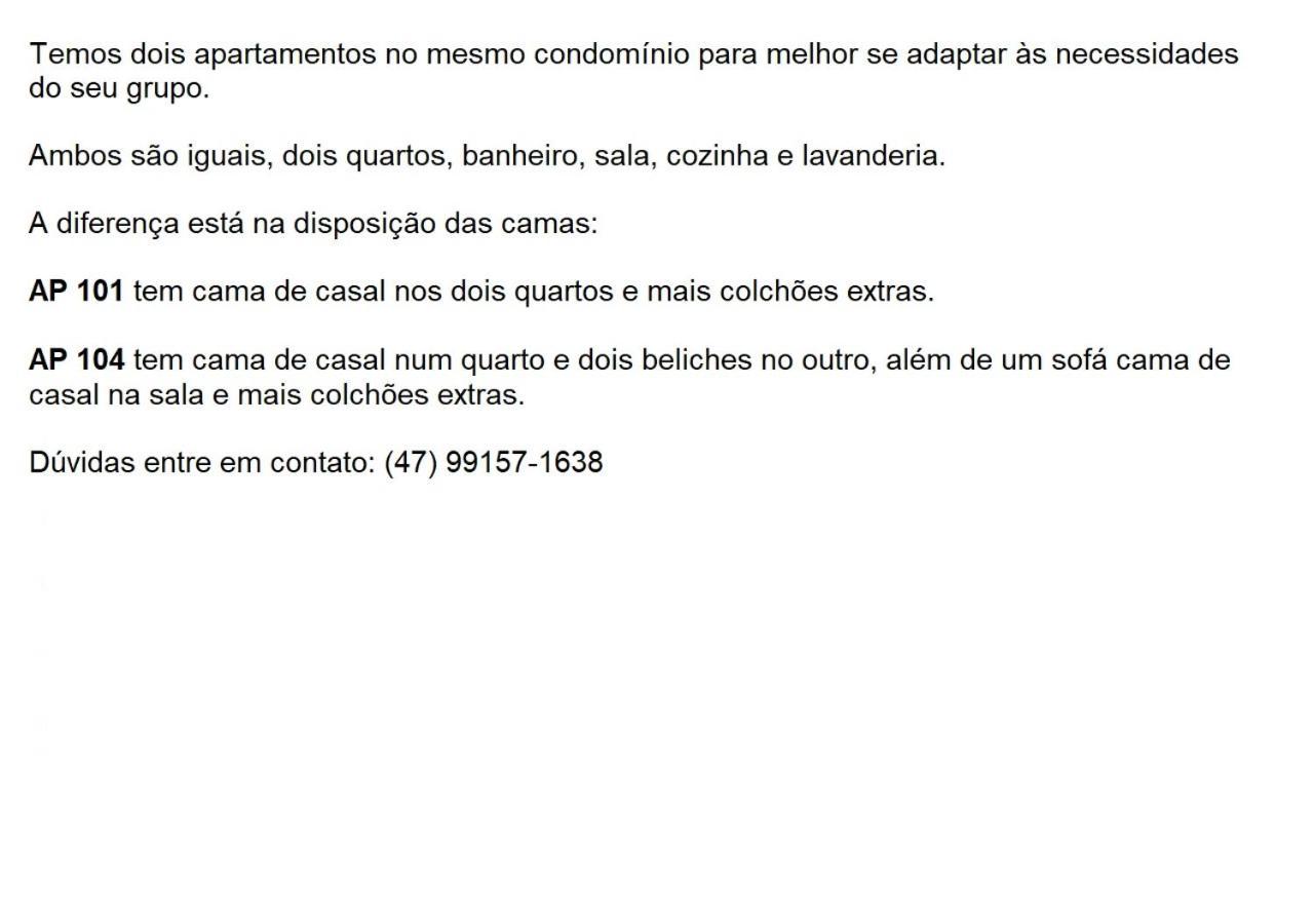 Apartamento Inteiro 2 Quartos Mobiliado Jaraguá do Sul Екстериор снимка